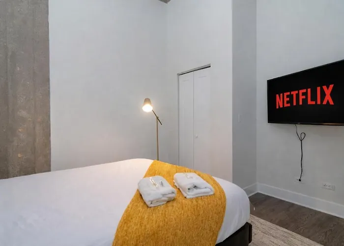 Appartamento Mccormick Place 2br Stylish With Optional Parking And Gym For Up To 8 Guests Near Soldier Field And Grant Park Chicago