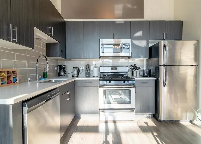 Mccormick Place 2br Stylish With Optional Parking And Gym For Up To 8 Guests Near Soldier Field And Grant Park Chicago