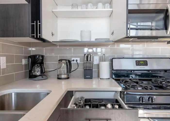 Mccormick Place 2br Stylish With Optional Parking And Gym For Up To 8 Guests Near Soldier Field And Grant Park Chicago